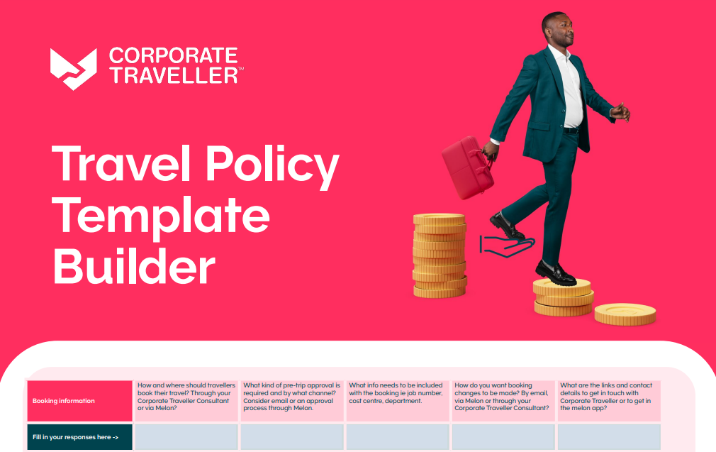 Travel policy template builder