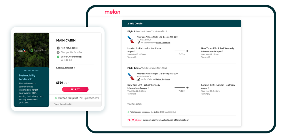 Streamline business travel sustainability with Melon