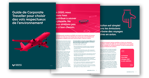 Guide pour choisir des vols écoresponsables